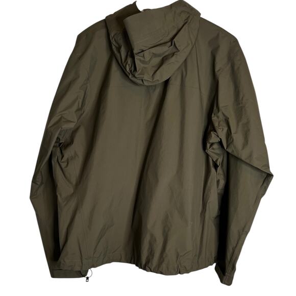 Patagonia Waterproof Hooded Shell Jacket Lightweight in Olive Green Men’s Large - Picture 4 of 11